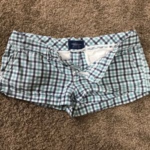 American Eagle Plaid Shorts